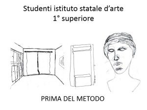 studenti istituto d'arte 1 superiore prima del metodo